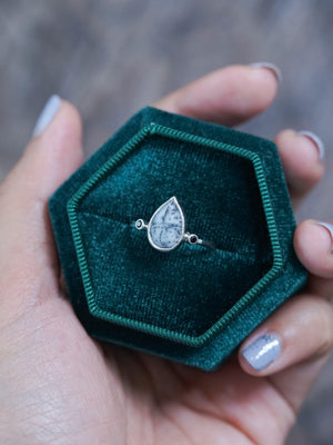 Dendritic Agate Ring - Gardens of the Sun | Ethical Jewelry