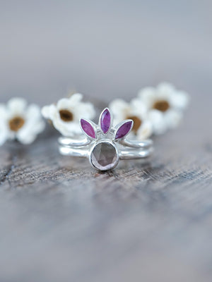 Watermelon Tourmaline Ring - Gardens of the Sun | Ethical Jewelry