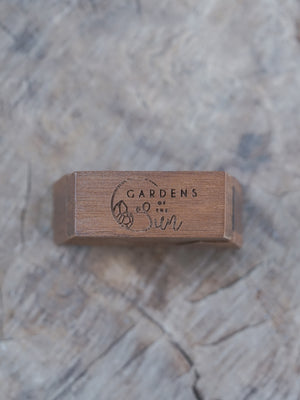 Trapezoid Wooden Ring Box - Gardens of the Sun Jewelry