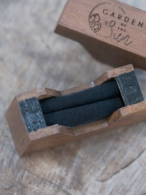 Trapezoid Wooden Ring Box - Gardens of the Sun Jewelry