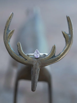 Rose Cut Pear Sapphire Ring - Gardens of the Sun | Ethical Jewelry