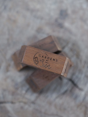 Trapezoid Wooden Ring Box - Gardens of the Sun Jewelry