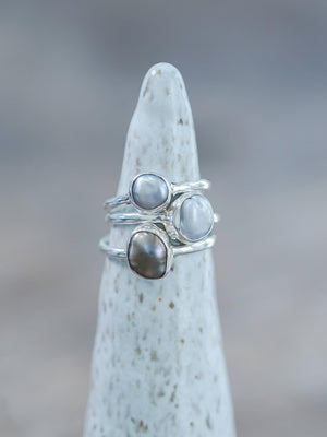 Quirky Pearl Ring - Gardens of the Sun | Ethical Jewelry