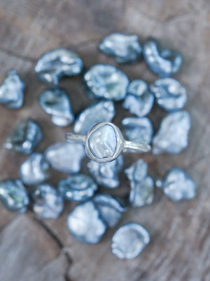 Quirky Pearl Ring - Gardens of the Sun | Ethical Jewelry