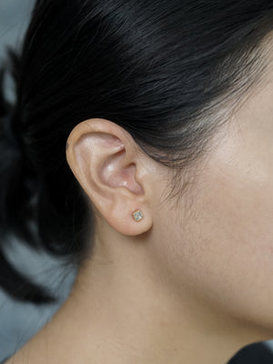 Gray Kite Diamond Earrings in Gold - Gardens of the Sun | Ethical Jewelry