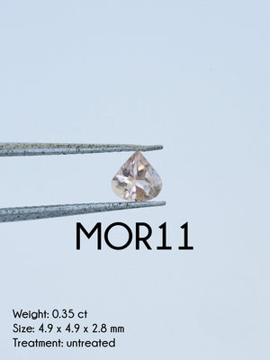 Custom Morganite Ring in Gold - Gardens of the Sun | Ethical Jewelry