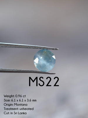 Custom Montana Sapphire Ring in Gold - Gardens of the Sun | Ethical Jewelry