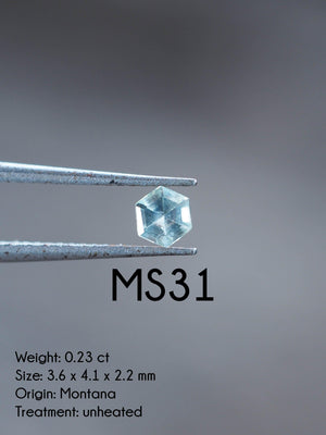 Custom Montana Sapphire Ring in Gold - Gardens of the Sun | Ethical Jewelry