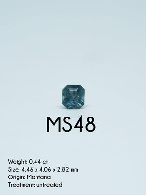 Custom Montana Sapphire Ring in Gold - Gardens of the Sun | Ethical Jewelry