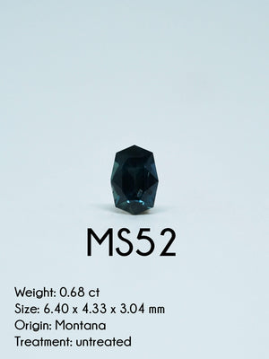 Custom Montana Sapphire Ring in Gold - Gardens of the Sun | Ethical Jewelry