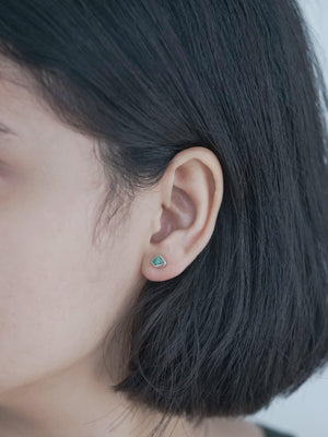 Mismatched Emerald Crystal Earrings - Gardens of the Sun | Ethical Jewelry