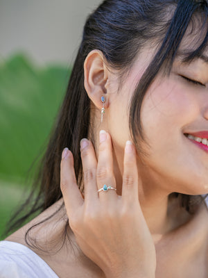 Opal and Garnet Ring - Gardens of the Sun | Ethical Jewelry