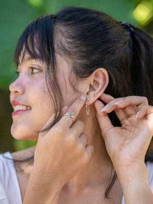 Opal and Garnet Ring - Gardens of the Sun | Ethical Jewelry
