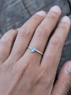 Opal and Sapphire Ring - Gardens of the Sun | Ethical Jewelry