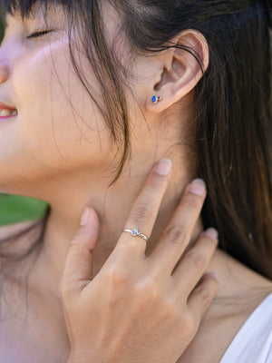 Opal and Sapphire Ring - Gardens of the Sun | Ethical Jewelry