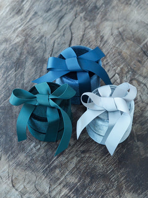 Velvet Ring Box with Ribbon - Gardens of the Sun Jewelry