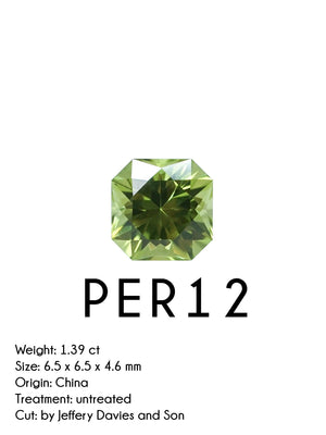 Custom Peridot Ring in Gold - Gardens of the Sun | Ethical Jewelry