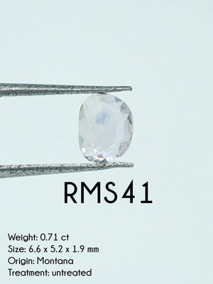 Custom Rose Cut Montana Sapphire Ring in Gold - Gardens of the Sun | Ethical Jewelry