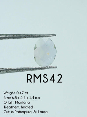 Custom Rose Cut Montana Sapphire Ring in Gold - Gardens of the Sun | Ethical Jewelry