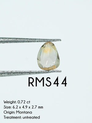 Custom Rose Cut Montana Sapphire Ring in Gold - Gardens of the Sun | Ethical Jewelry