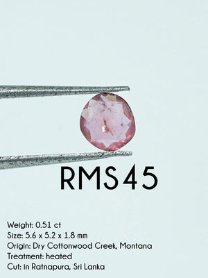 Custom Rose Cut Montana Sapphire Ring in Gold - Gardens of the Sun | Ethical Jewelry