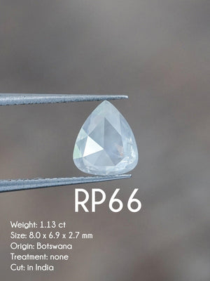 Custom Rose Cut Pear Diamond Ring - Gardens of the Sun | Ethical Jewelry