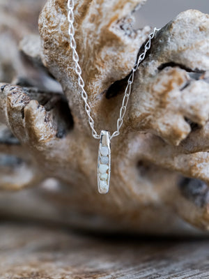Rough Opal Necklace with Hidden Gems - Gardens of the Sun | Ethical Jewelry