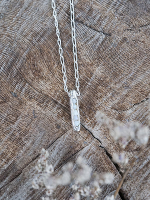 Rough Opal Necklace with Hidden Gems - Gardens of the Sun | Ethical Jewelry