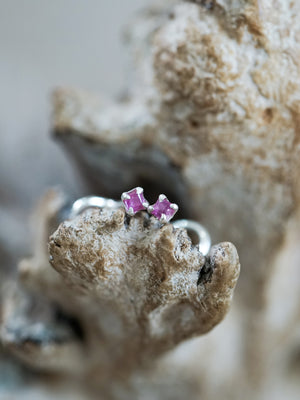 Ruby Tragus Stud Earring - Gardens of the Sun | Ethical Jewelry