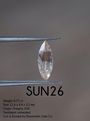 Custom Oregon Sunstone Ring in Gold - Gardens of the Sun | Ethical Jewelry