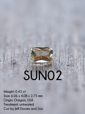 Custom Oregon Sunstone Ring in Gold - Gardens of the Sun | Ethical Jewelry