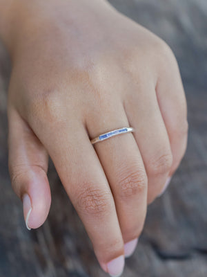 Rough Tanzanite Ring with Hidden Gems