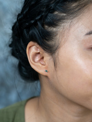 Teal Tourmaline Earrings - Gardens of the Sun | Ethical Jewelry