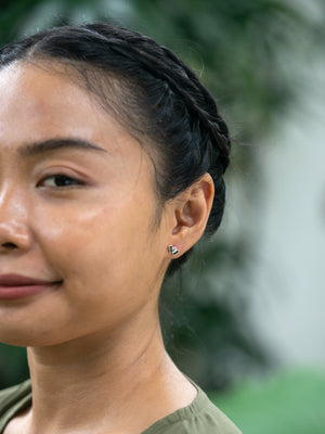 Tourmaline and Pink Sapphire Earrings - Gardens of the Sun | Ethical Jewelry