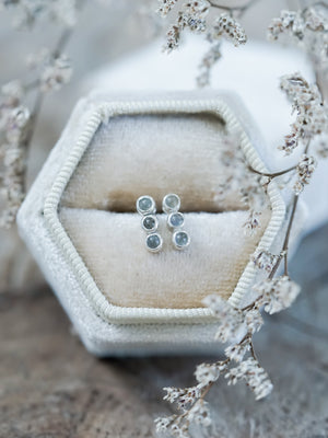 Triple Labradorite Earrings - Gardens of the Sun | Ethical Jewelry