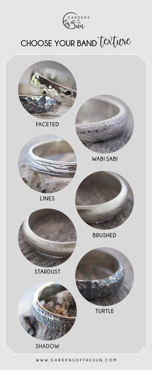 Brushed Wedding Ring in Silver (Ready to Ship) - Gardens of the Sun | Ethical Jewelry