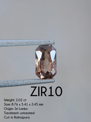 Custom Zircon Ring in Gold - Gardens of the Sun | Ethical Jewelry