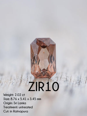 Custom Zircon Ring in Gold - Gardens of the Sun | Ethical Jewelry