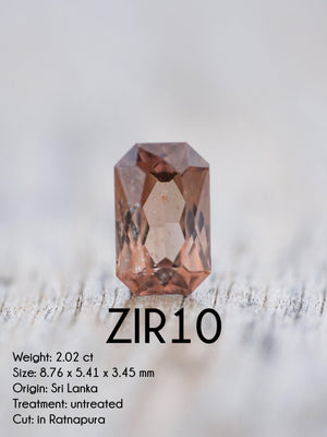 Custom Zircon Ring in Gold - Gardens of the Sun | Ethical Jewelry