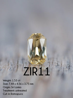 Custom Zircon Ring in Gold - Gardens of the Sun | Ethical Jewelry