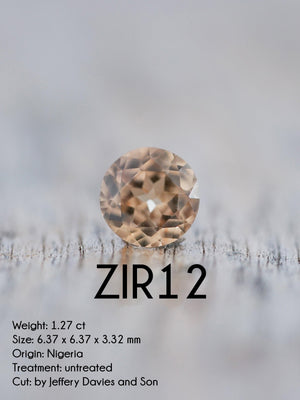 Custom Zircon Ring in Gold - Gardens of the Sun | Ethical Jewelry