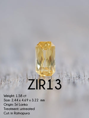 Custom Zircon Ring in Gold - Gardens of the Sun | Ethical Jewelry