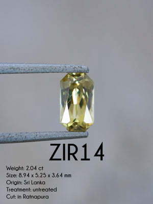Custom Zircon Ring in Gold - Gardens of the Sun | Ethical Jewelry