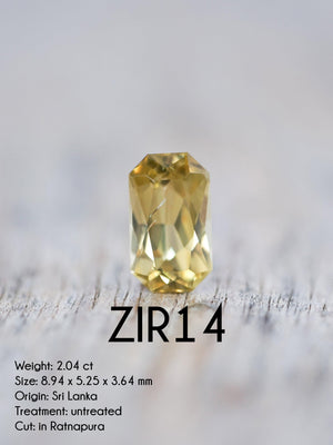 Custom Zircon Ring in Gold - Gardens of the Sun | Ethical Jewelry