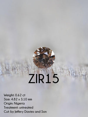 Custom Zircon Ring in Gold - Gardens of the Sun | Ethical Jewelry