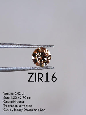 Custom Zircon Ring in Gold - Gardens of the Sun | Ethical Jewelry