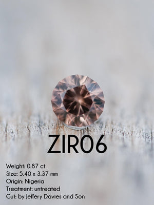 Custom Zircon Ring in Gold - Gardens of the Sun | Ethical Jewelry