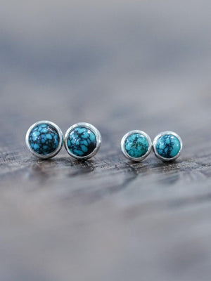 American Turquoise Earrings - Gardens of the Sun | Ethical Jewelry