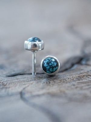American Turquoise Earrings - Gardens of the Sun | Ethical Jewelry