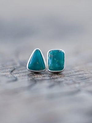 American Turquoise Earrings - Gardens of the Sun | Ethical Jewelry